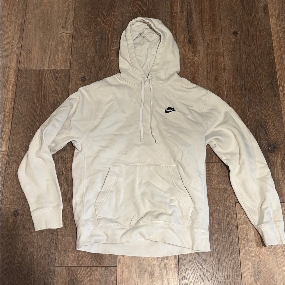 Nike Off-White Hoodie with Black Logo
